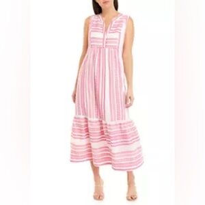 Pink Geometric Dress